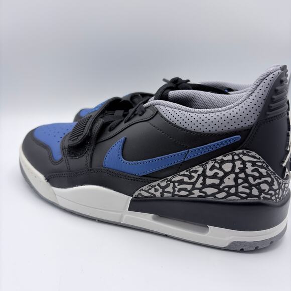 Nike Jordan Legacy 312 Low Royal Blue Black Elephant Print Men\'s 9.5